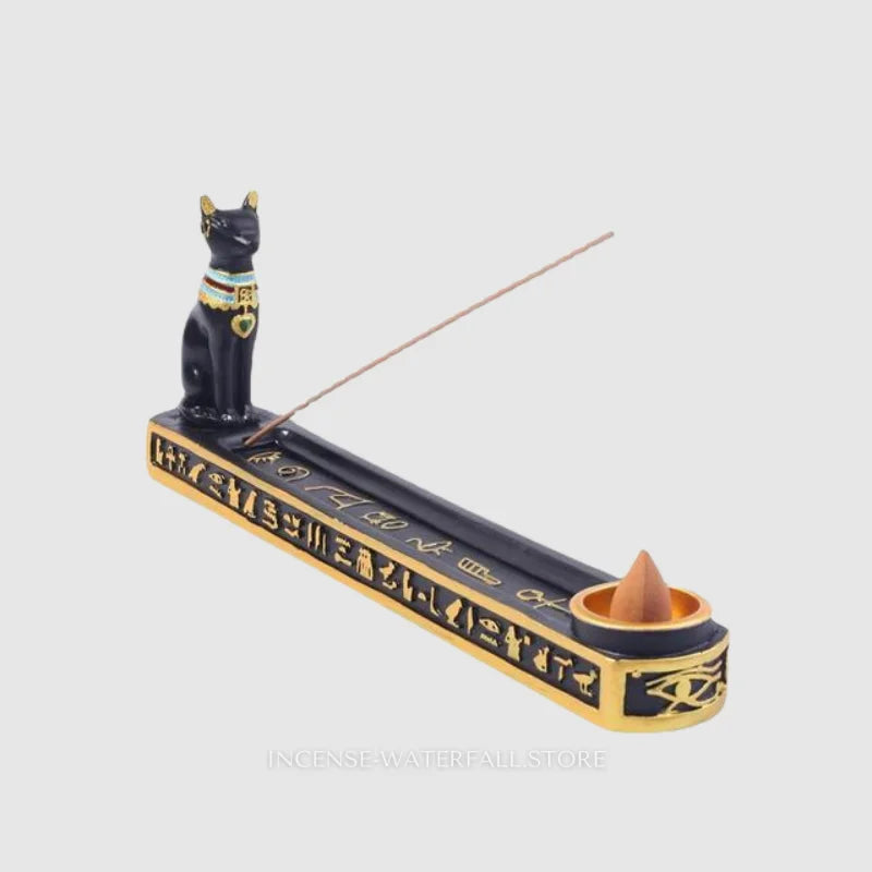 Egyptian Incense Burner - Egyptian Cat