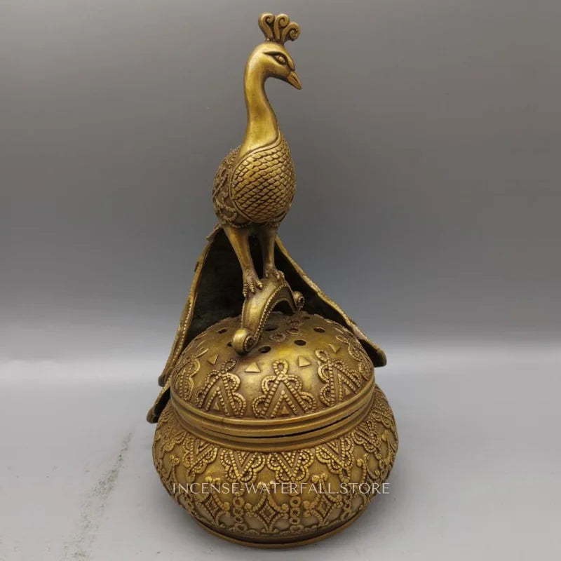 Peacock Incense Burner