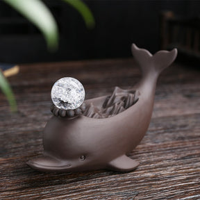 Dolphin incense burner