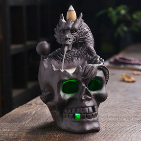 Dragon skull Incense Burner