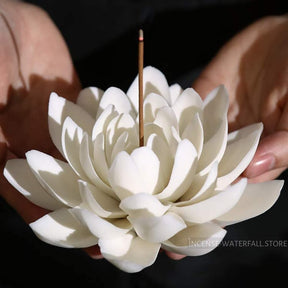 Lotus flower incense holder