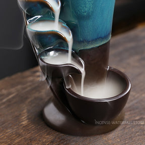 Magic ceramic backflow incense burner