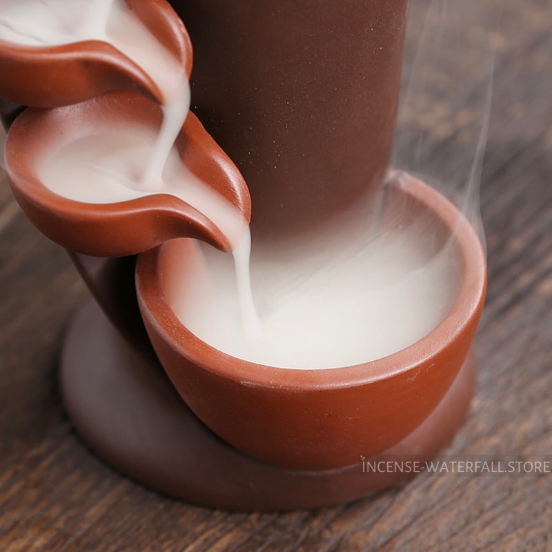Magic ceramic backflow incense burner