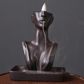 Statue Incense Burner - Brown