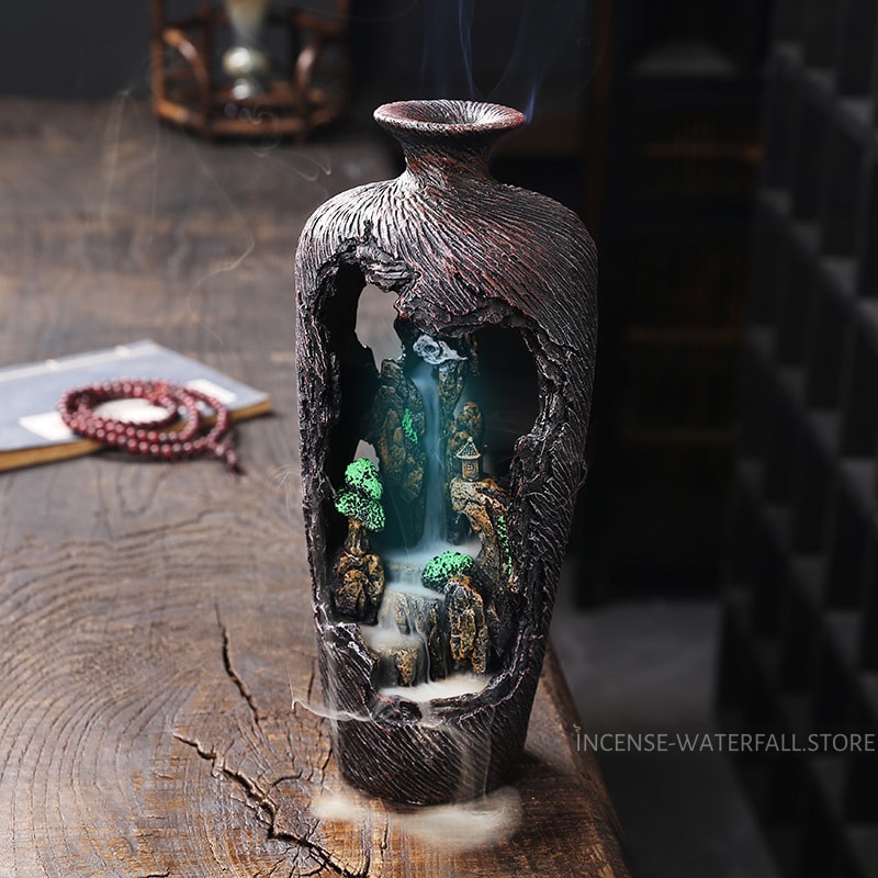 Vase incense burner