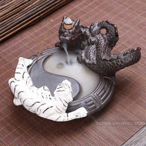 Yin Yang incense burner