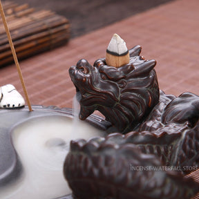 Yin Yang incense burner