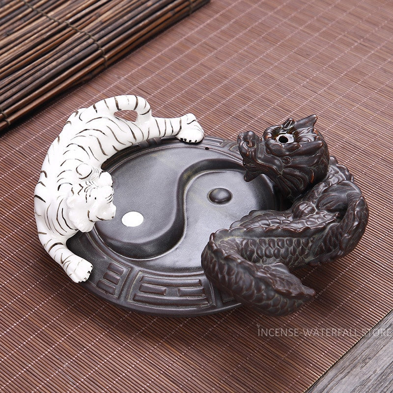 Yin Yang incense burner